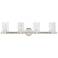 Munich 4 Light Brushed Nickel Vanity Sconce