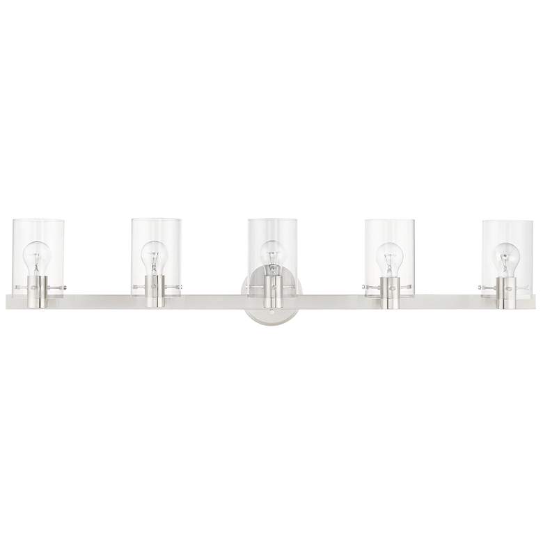 Image 3 Munich 5 Light Brushed Nickel Vanity Sconce more views