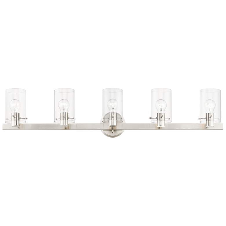 Image 4 Munich 5 Light Brushed Nickel Vanity Sconce more views