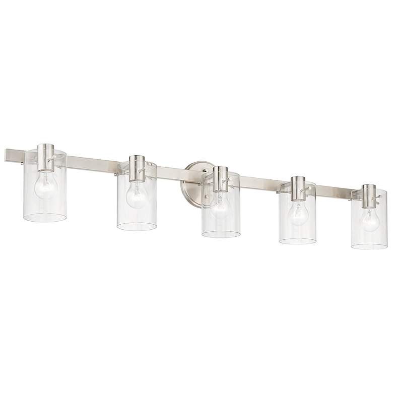 Image 5 Munich 5 Light Brushed Nickel Vanity Sconce more views