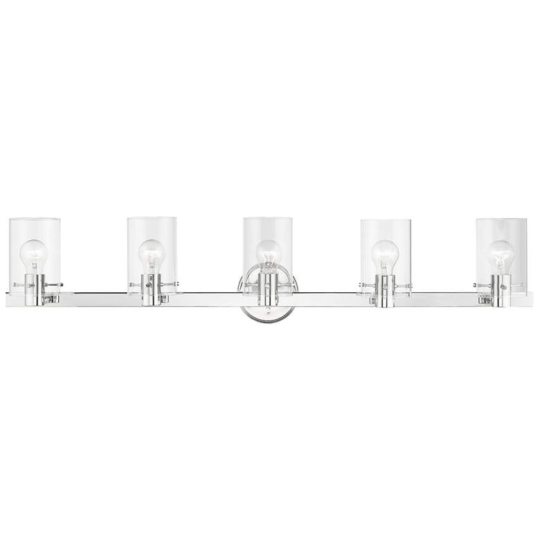 Image 1 Munich 5 Light Polished Chrome Vanity Sconce