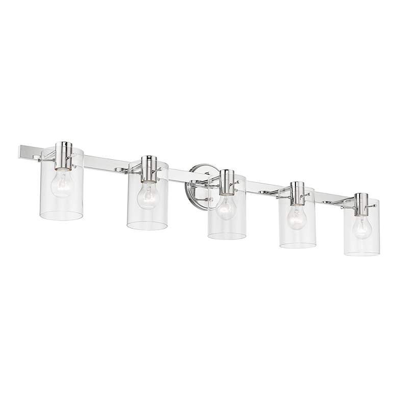 Image 6 Munich 5 Light Polished Chrome Vanity Sconce more views