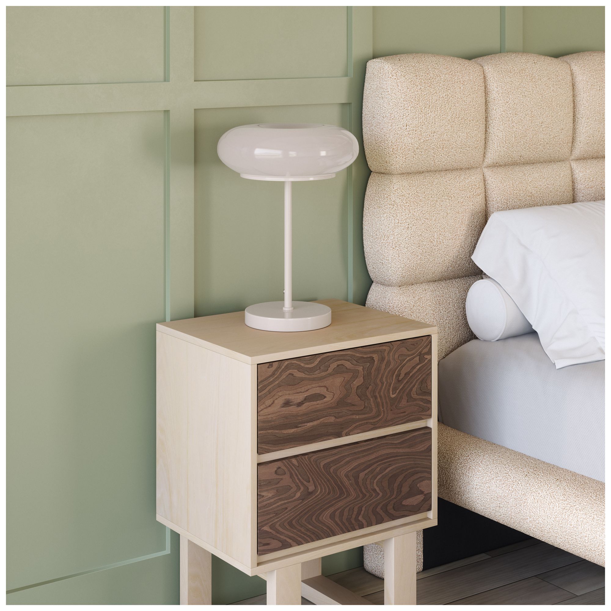 Image 3 Munk Table Lamp Beige more views