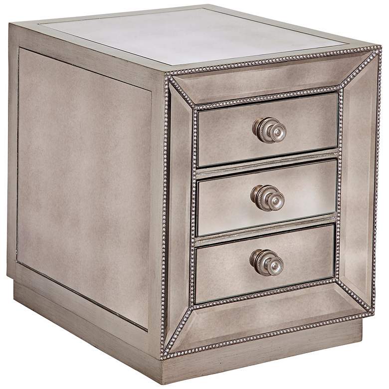Image 1 Murano Chairside 3-Drawer Accent Table