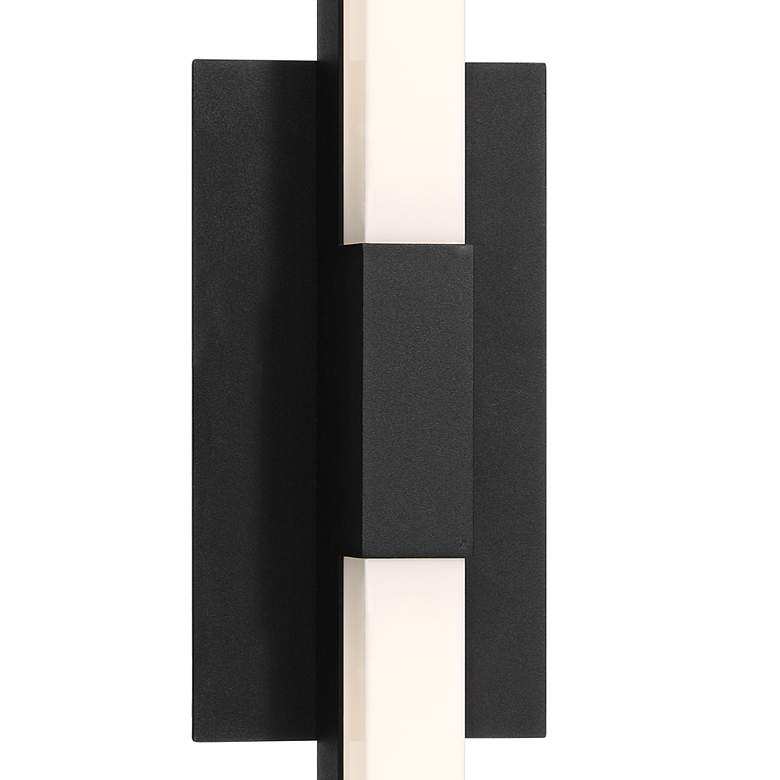 Image 3 Murphy 24" High Sand Black LED Outdoor Wall Light more views