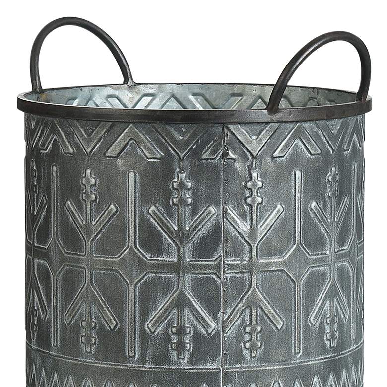 Image 2 Murphy Galvanized Decorative Buckets Set of 3 more views