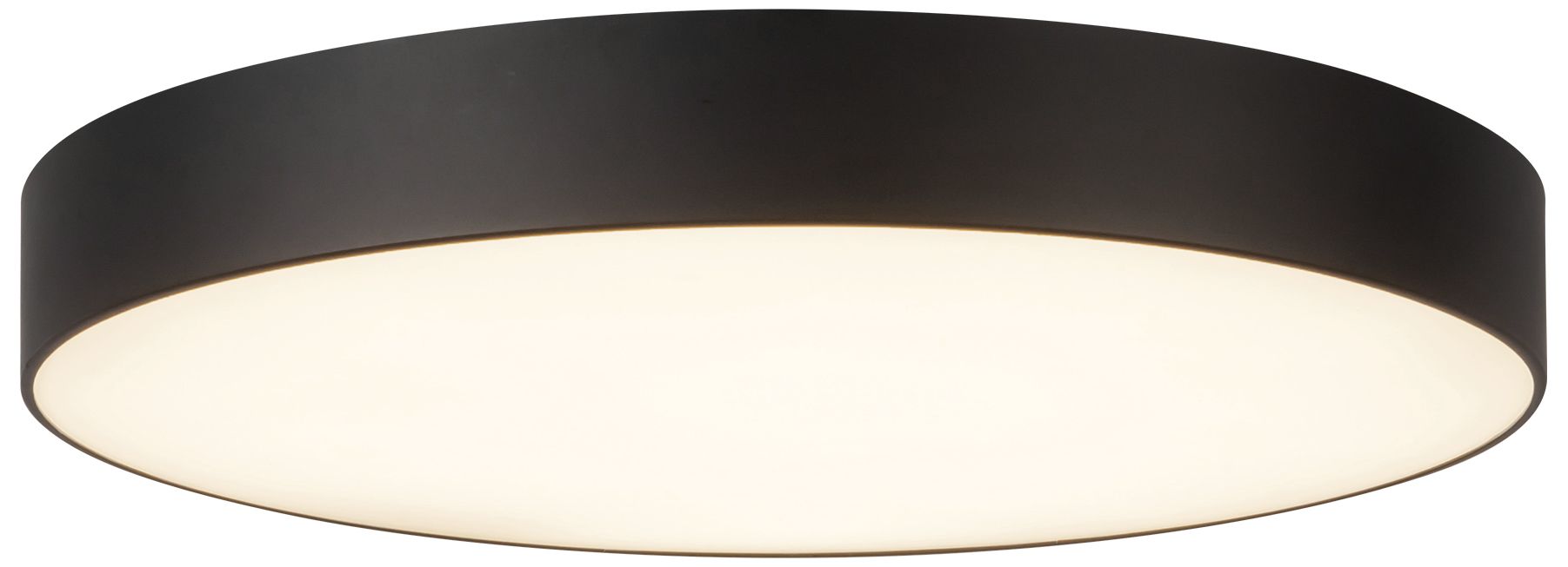 Image 4 Musa 11-in Black dimmable LED Flush Mount more views