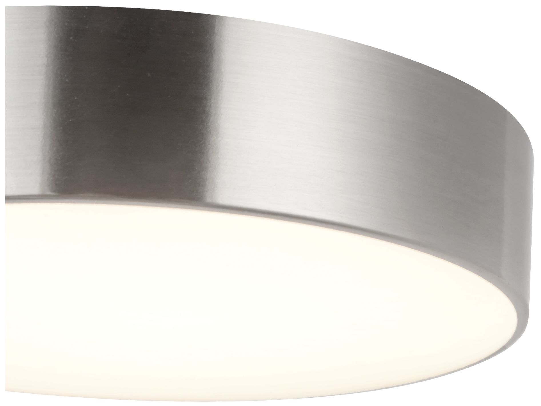 Image 5 Musa 6-in Brushed Nickel dimmable LED Flush Mount more views