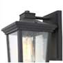 4_Muscipula 11" High Textured Black Outdoor Wall Light more views