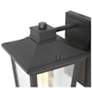 5_Muscipula 11" High Textured Black Outdoor Wall Light more views