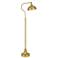 Museo Antique Brass Metal Adjustable Task Floor Lamp