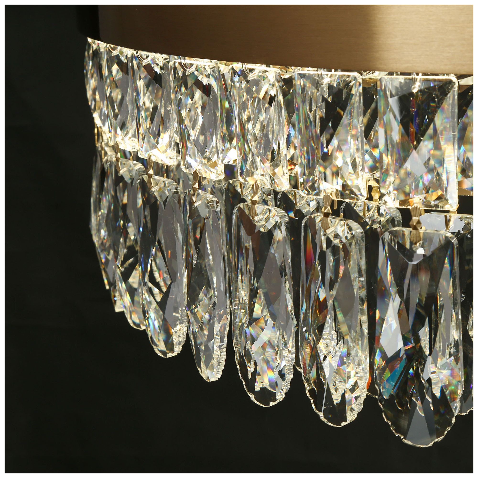 Image 3 Musesonce 1-Light LED Crystal Drum Chandelier - Made to Order more views