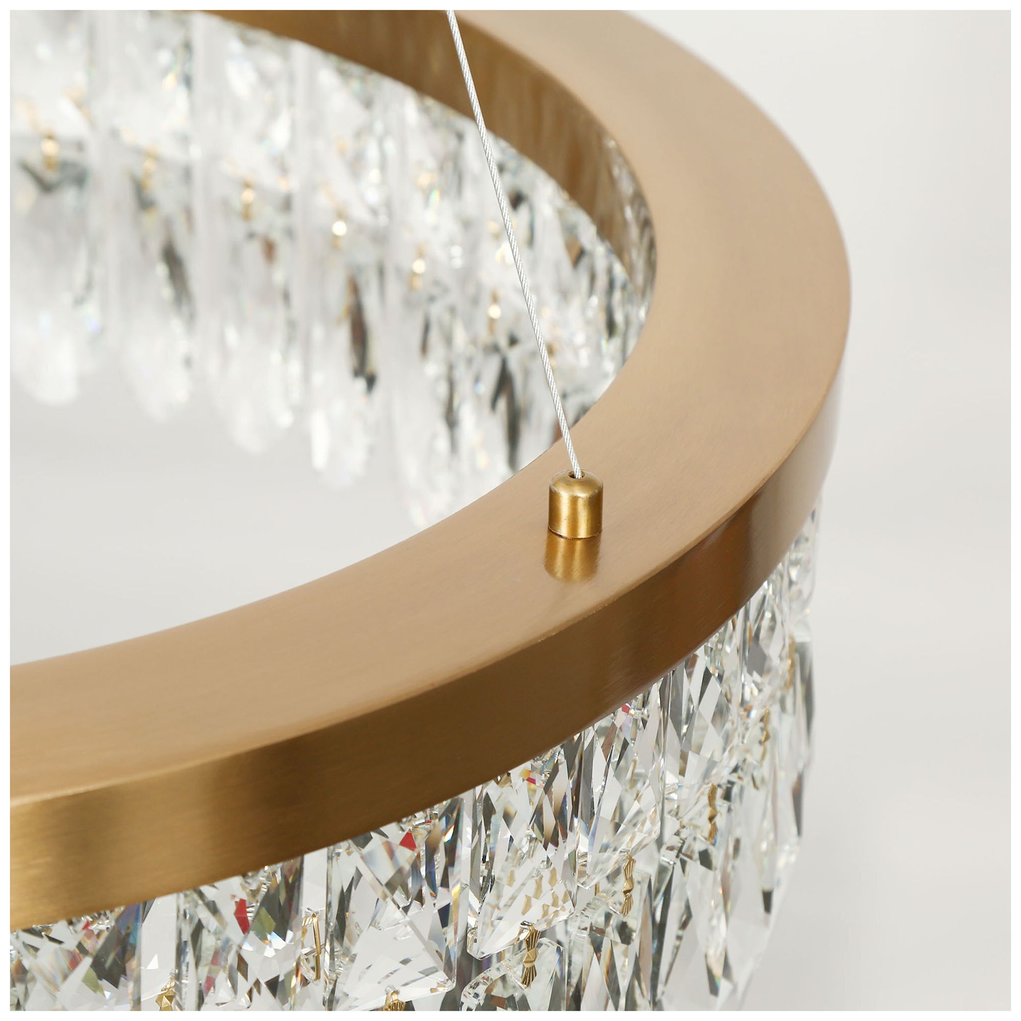 Image 4 Musesonce 1-Light LED Crystal Drum Chandelier - Made to Order more views