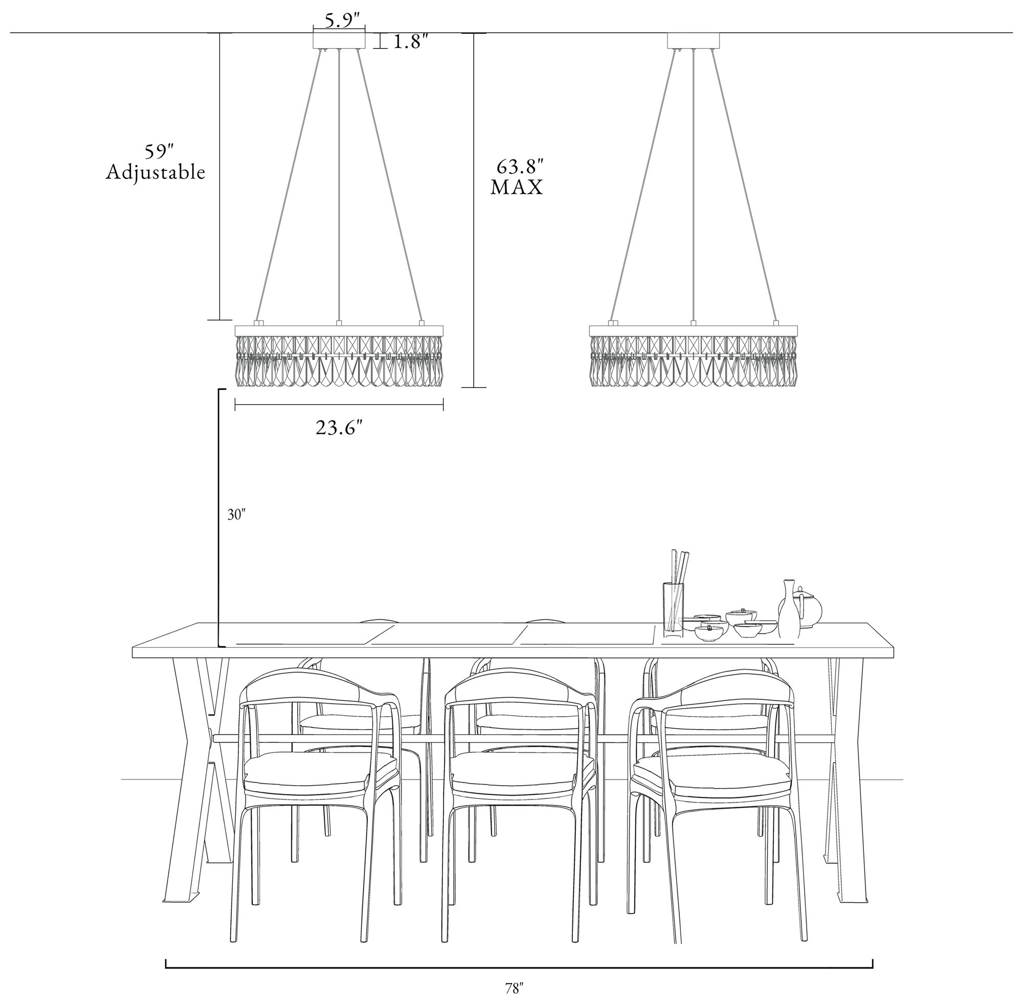 Musesonce 1-Light LED Crystal Drum Chandelier - Made to Order