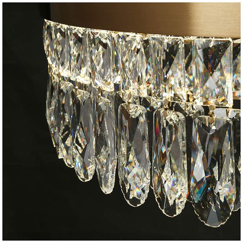 Image 3 Musesonce 1-Light LED Crystal Drum Chandelier more views