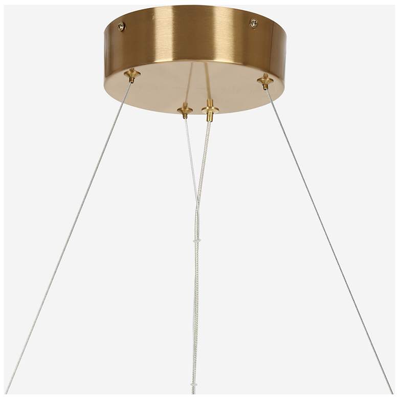Image 5 Musesonce 1-Light LED Crystal Drum Chandelier more views