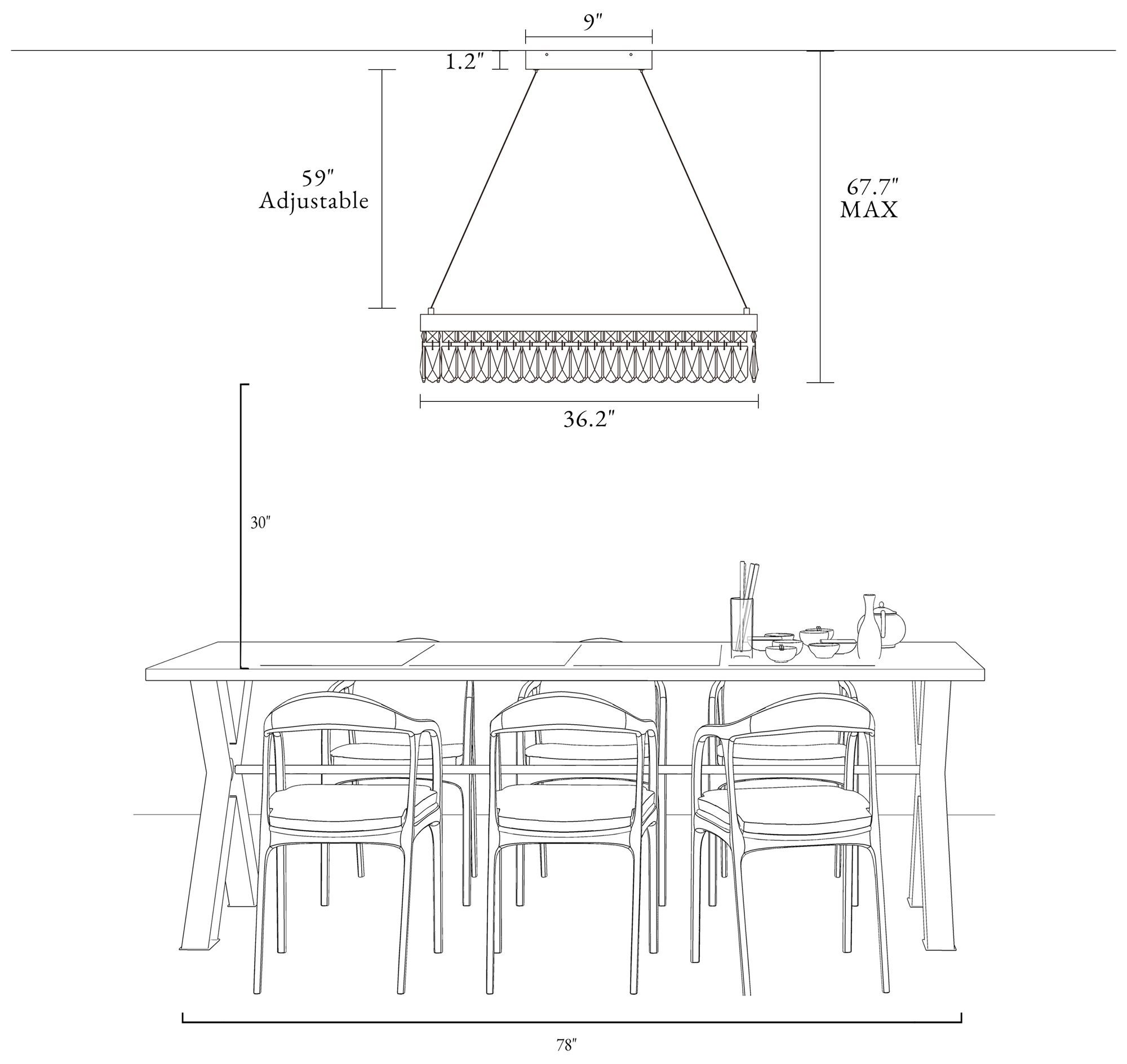 Musesonce 1-Light LED Crystal Island Chandelier