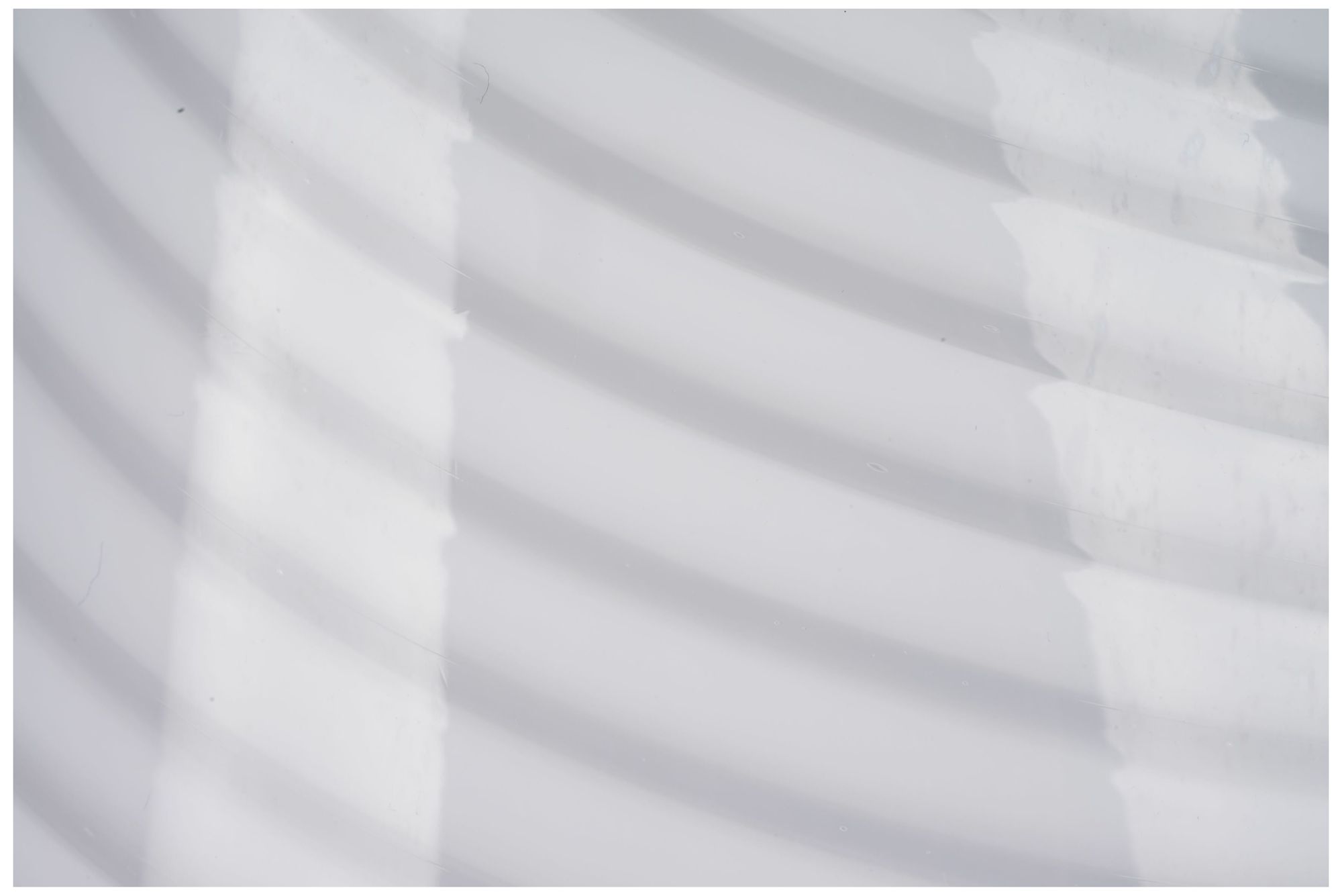 Image 6 Mushroom 7.13" High White Striped Glass Table Lamp more views