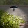 Mushroom Black 10-Piece LED Path and Flood Light Set