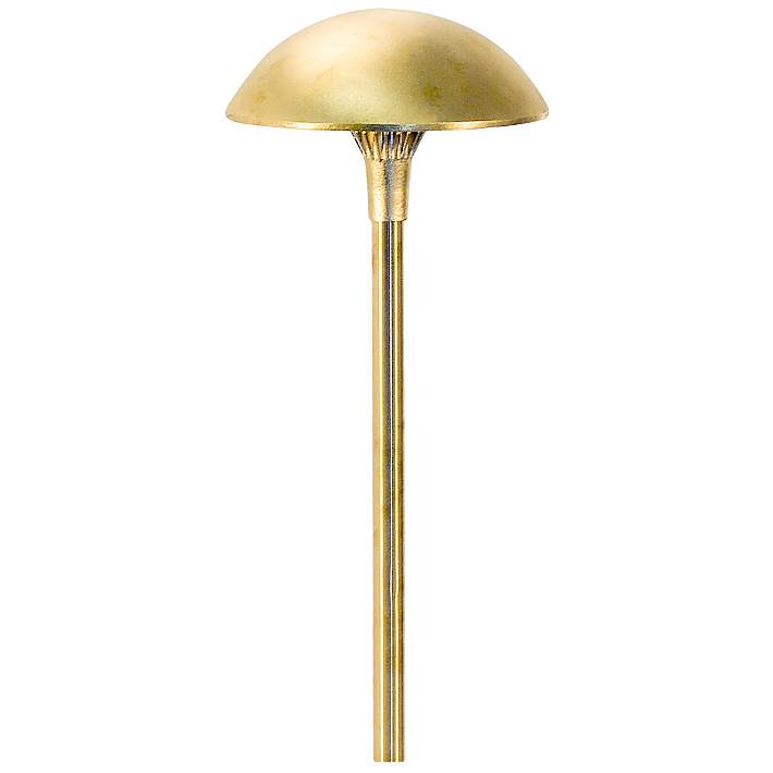 Large Mushroom 18 High Bronze Low Voltage LED Path Light - #2C494