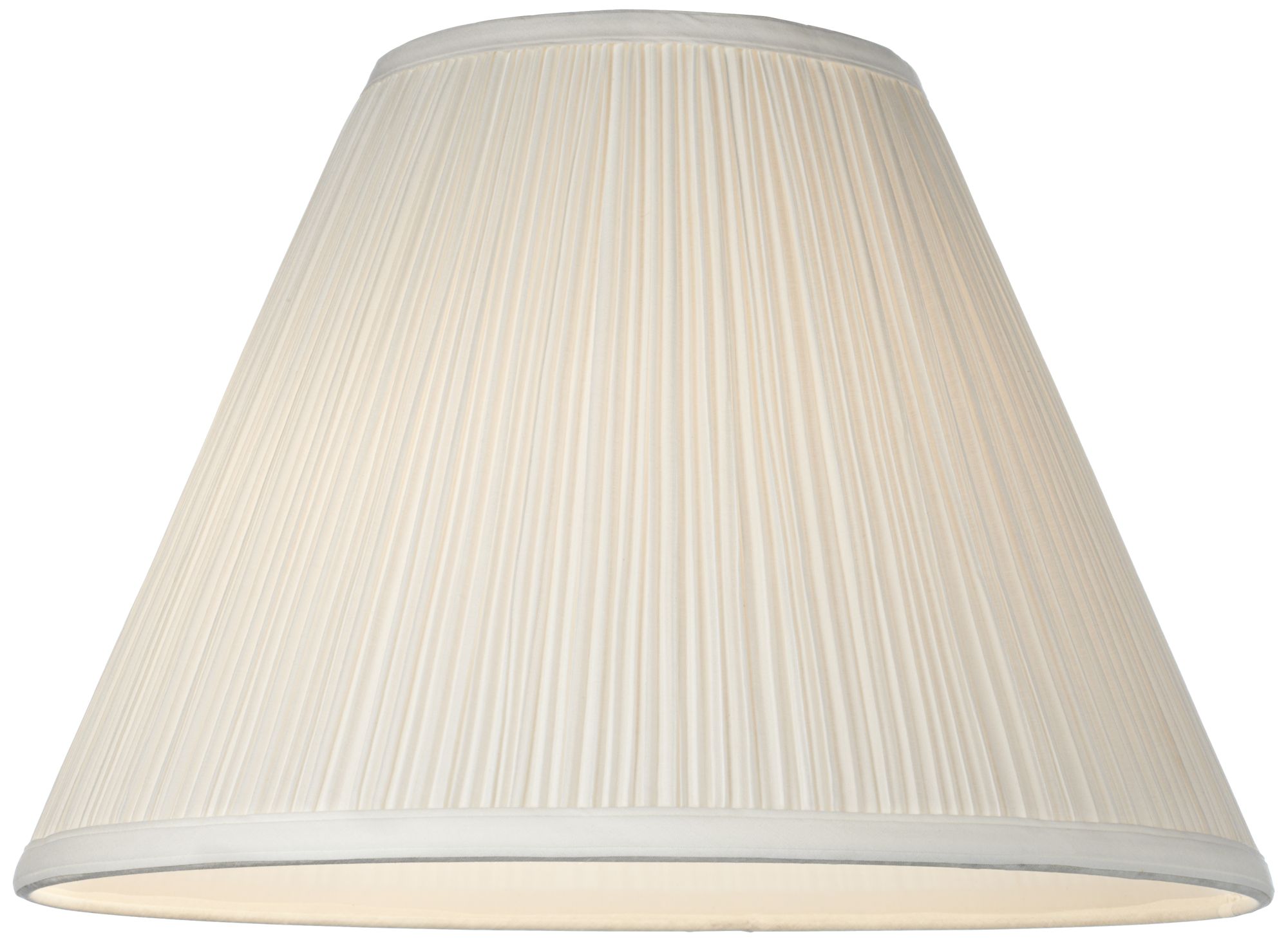 Mushroom Pleat Set of 2 White Lamp Shades 6.5x15x11 (Spider) 35H37 Lamps Plus