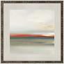 Muted Scape I 32" Square Giclee Framed Wall Art