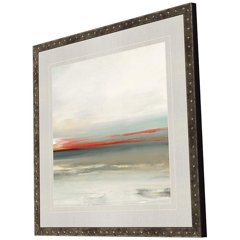 Image 3 Muted Scape II 32" Square Giclee Framed Wall Art more views