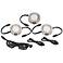 MVP Nickel Under Cabinet LED 3-Puck Light Plug-In Kit