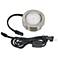 MVP Nickel Under Cabinet LED Single Puck Light Plug-In Kit