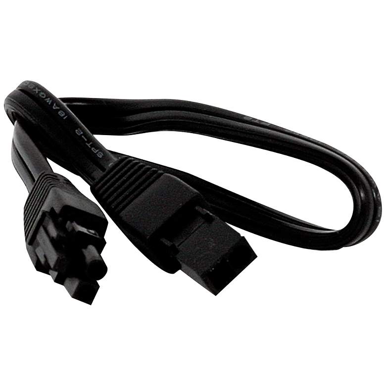 Image 1 MVP Puck Light 12" Black Linkable Extension Cord