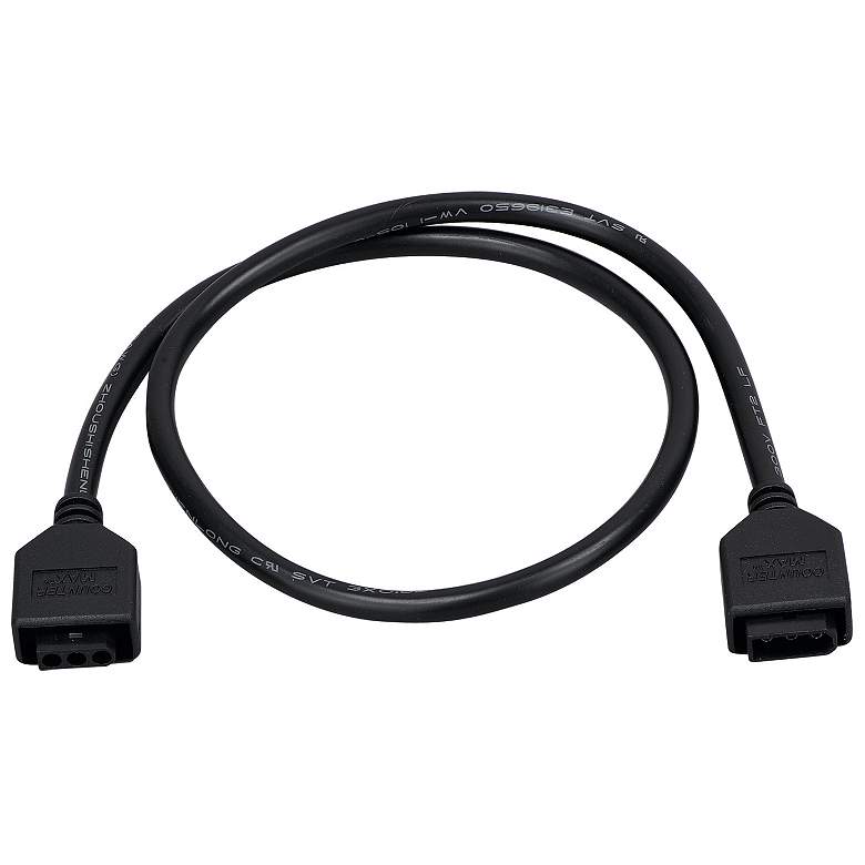 Image 1 MXInterLink5 Black 24" Under Cabinet Light Connector Cord
