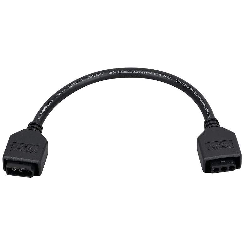 Image 1 MXInterLink5 Black 9 inch Under Cabinet Light Connector Cord