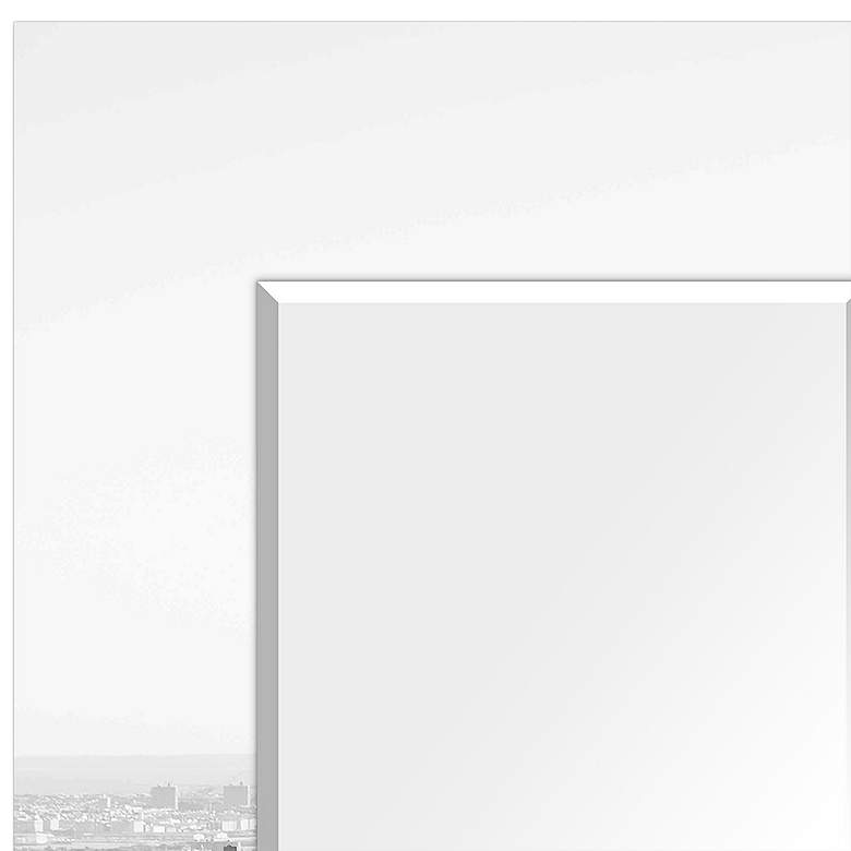Image 3 My N.Y. Tempered Art Glass 36" x 72" Rectangular Wall Mirror more views