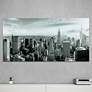 My New York 74 1/2"W Free Floating Tempered Glass Wall Art