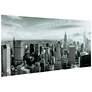 My New York 74 1/2"W Free Floating Tempered Glass Wall Art