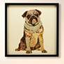 1_My Puggy 25" High Dimensional Collage Framed Wall Art