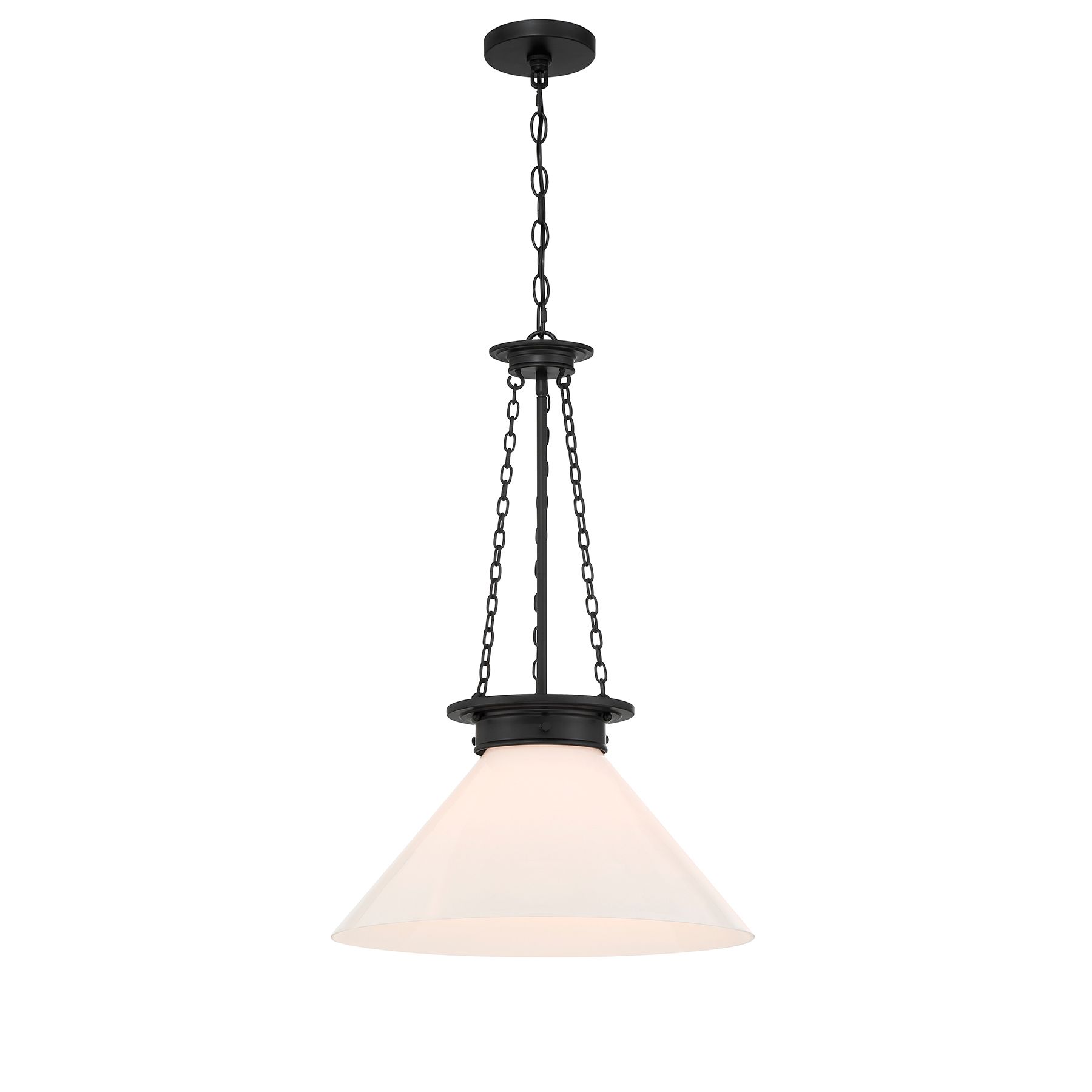 Image 3 Myers 1-Light Pendant in Matte Black more views