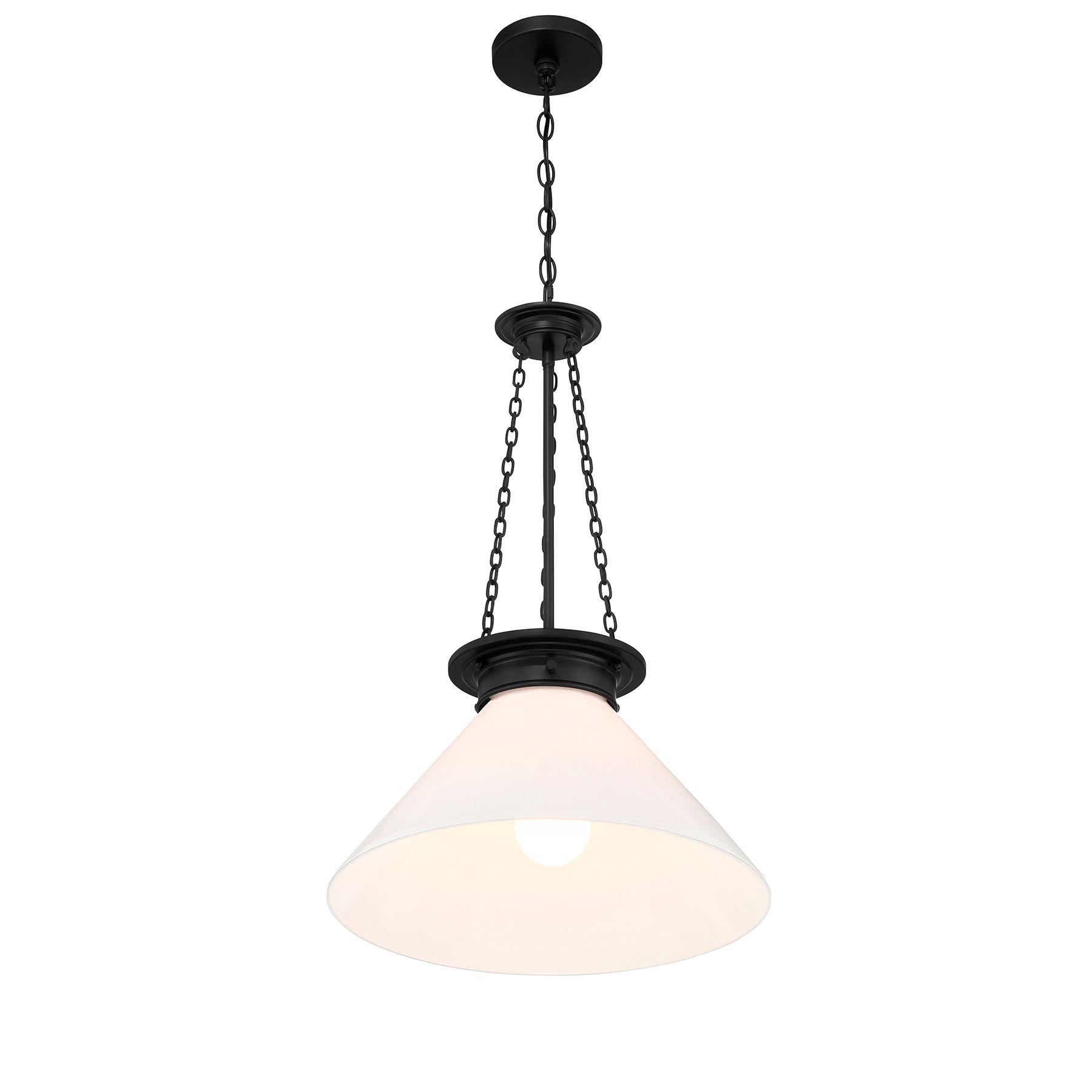 Image 4 Myers 1-Light Pendant in Matte Black more views