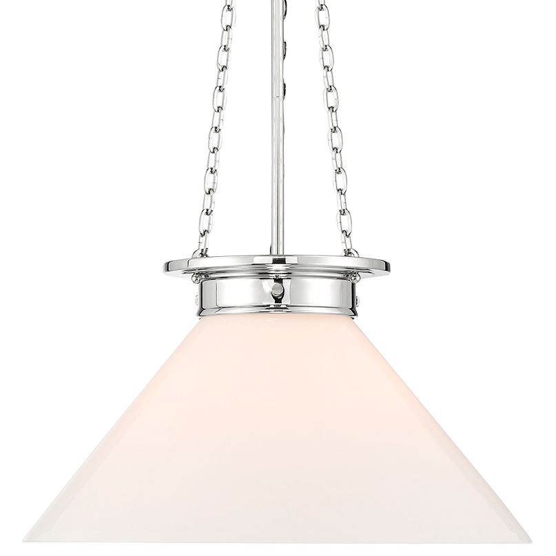 Image 2 Myers 1-Light Pendant in Polished Nickel more views
