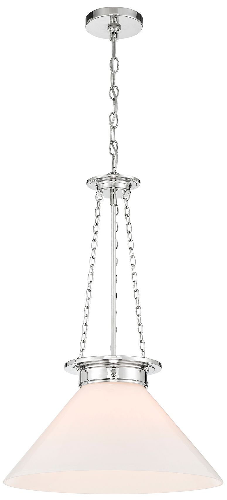 Image 3 Myers 1-Light Pendant in Polished Nickel more views