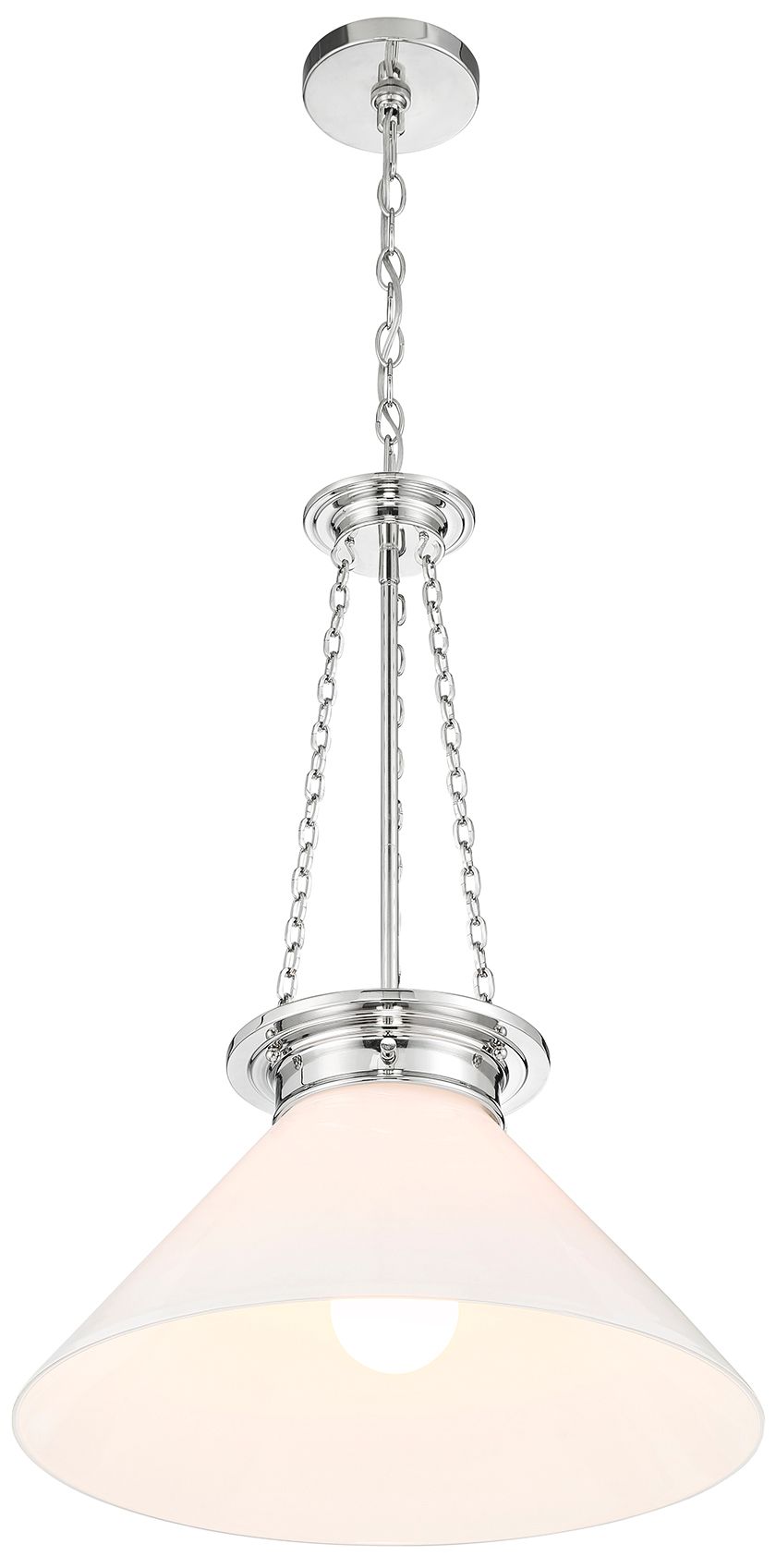 Image 5 Myers 1-Light Pendant in Polished Nickel more views