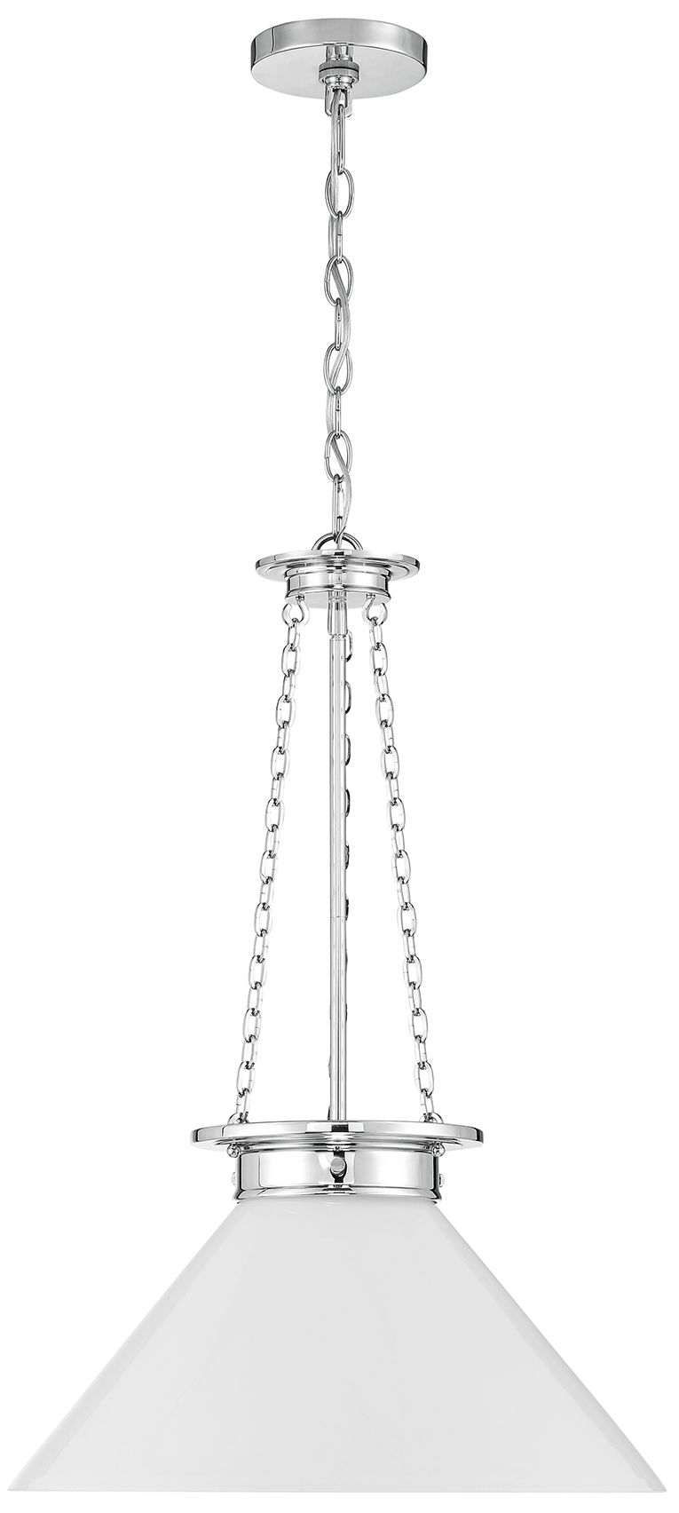 Image 6 Myers 1-Light Pendant in Polished Nickel more views