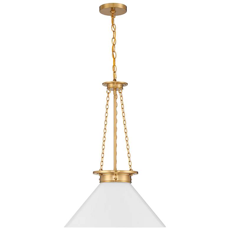 Image 2 Myers 1-Light Pendant in Warm Brass more views
