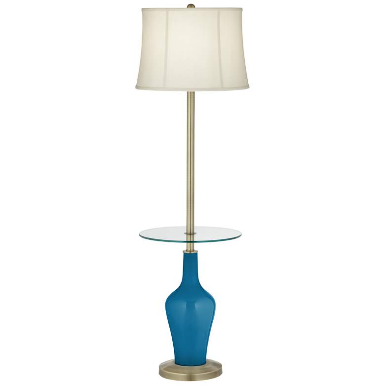 Image 1 Mykonos Blue Anya Tray Table Floor Lamp