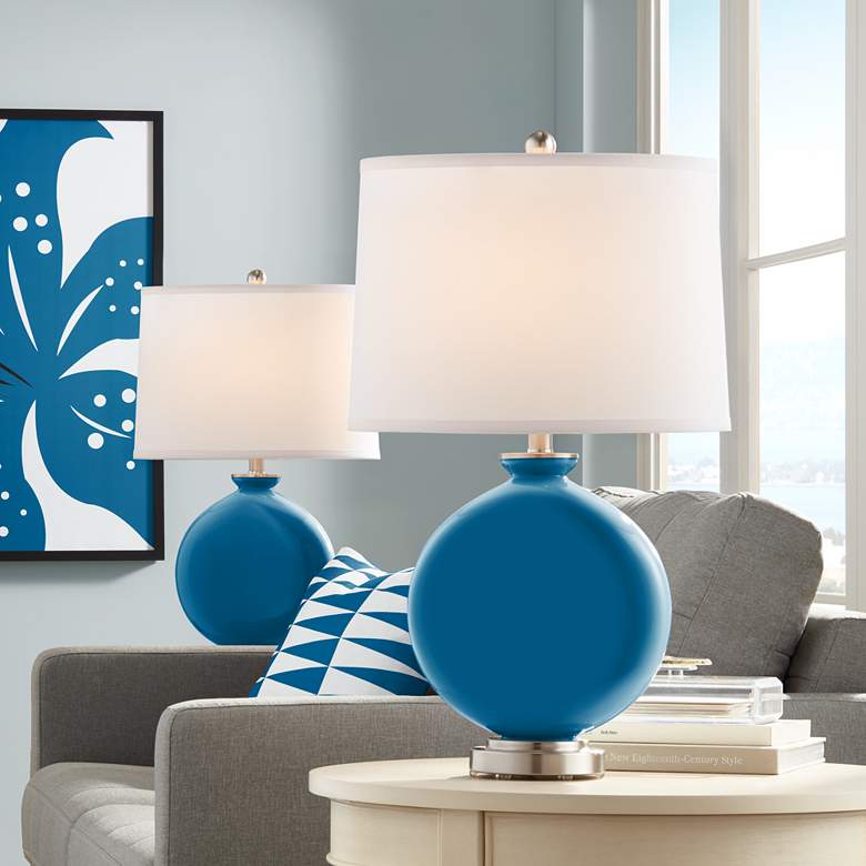 Image 1 Mykonos Blue Carrie Table Lamp Set of 2