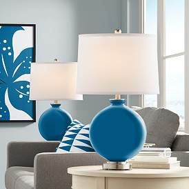 Image1 of Mykonos Blue Carrie Table Lamp Set of 2