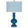 Mykonos Blue Diamonds Apothecary Table Lamp