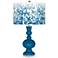 Mykonos Blue Mosaic Giclee Apothecary Table Lamp