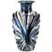 Myla Multi-Color Blue 15 1/2" High Large Ceramic Vase