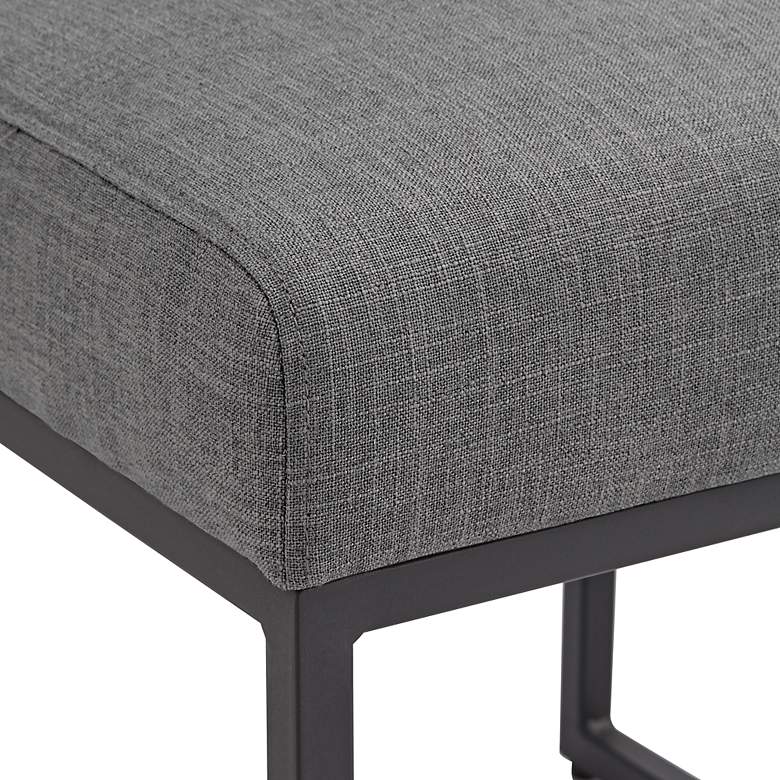 Image 4 Myles Gray Fabric Dining Chairs Set of 2 more views